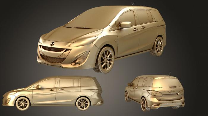 نموذج ثلاثي الأبعاد لآلة CNC السيارات والنقل مازدا 5 2011